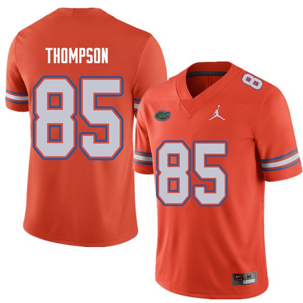 Jordan Brand Men #85 Trey Thompson Florida Gators College Football Jerseys Orange